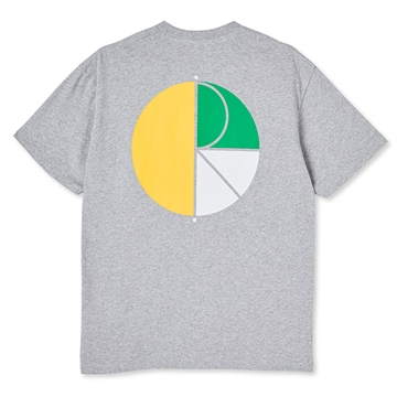 Polar Skate Co. T-shirt 3 Tone Fill Logo Sport Grey